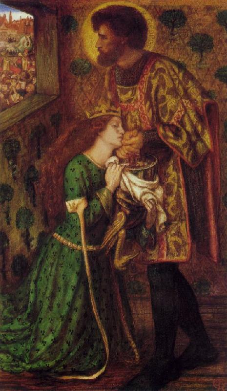 Dante Gabriel Rossetti St. George and the Princess Sabra Sweden oil painting art